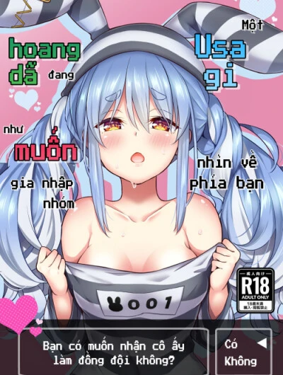 Một Usagi hoang dã đang nhìn về phía bạn như muốn gia nhập nhóm