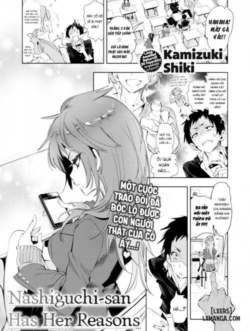 Nashiguchi-san Has Her Reasons